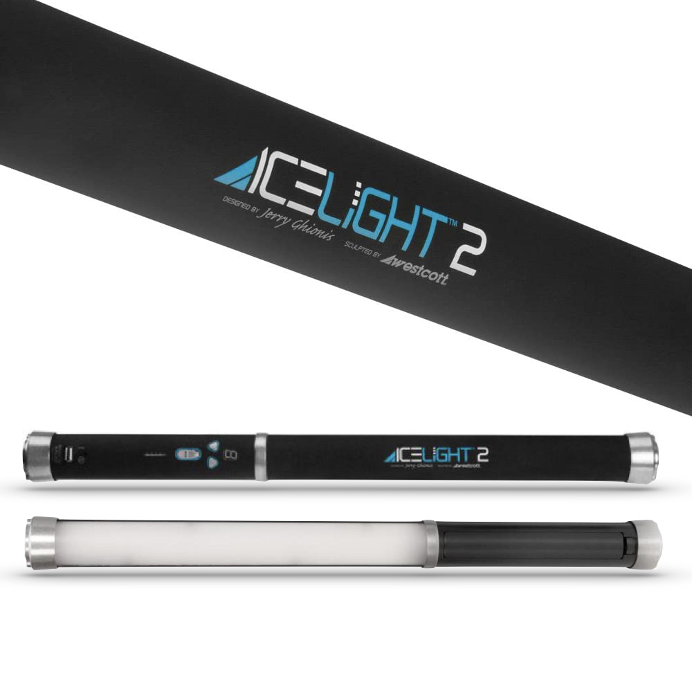 Westcott Ice Light 2 - Fifty percent brighter and now with removable  battery - Newsshooter